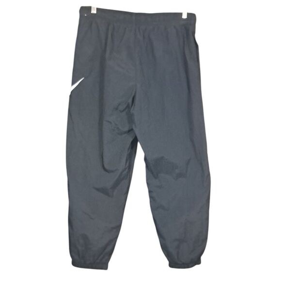 Nike Essential Mid-Rise Pants Sportswear Women Black Large Lined Retro Crinkle - Picture 3 of 13